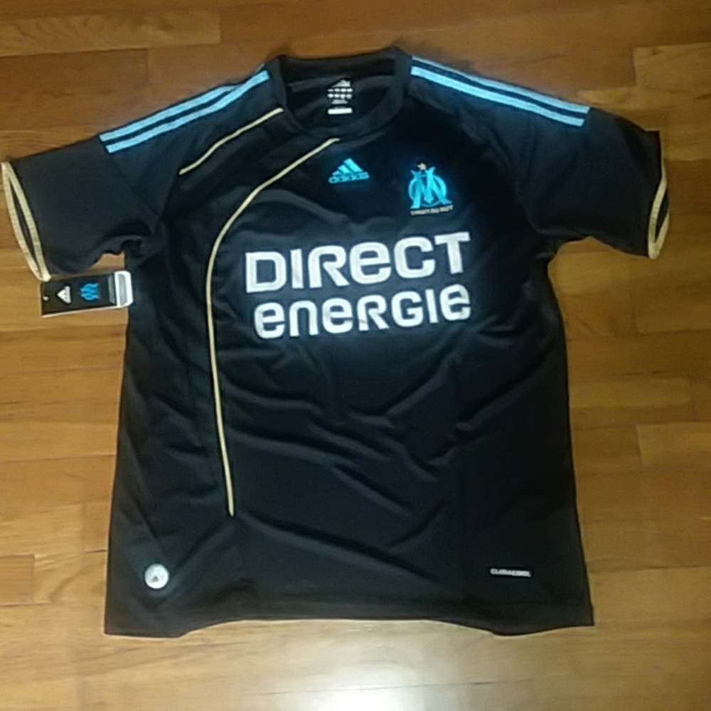Marseille black Soccer Jersey